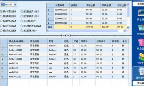 服裝進(jìn)銷存管理系統(tǒng)幫助門店做好數(shù)據(jù)分析